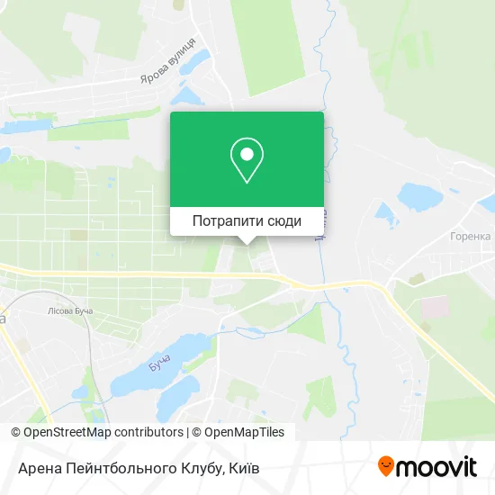 Карта Арена Пейнтбольного Клубу