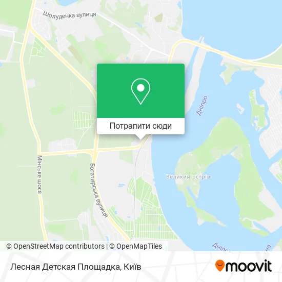 Карта Лесная Детская Площадка