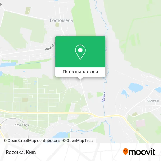 Карта Rozetka
