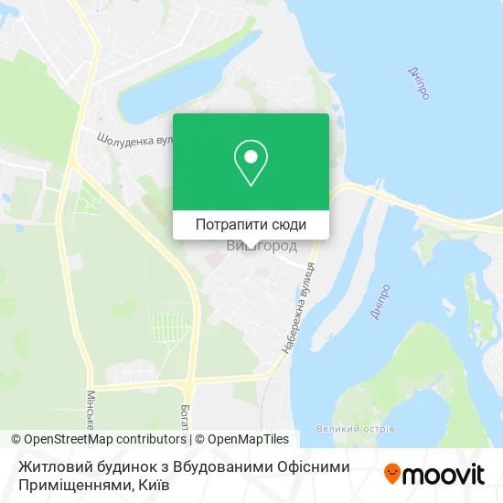 Карта Житловий будинок з Вбудованими Офісними Приміщеннями