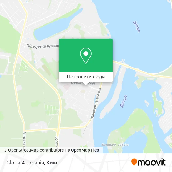 Карта Gloria A Ucrania