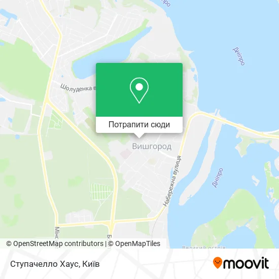 Карта Ступачелло Хаус