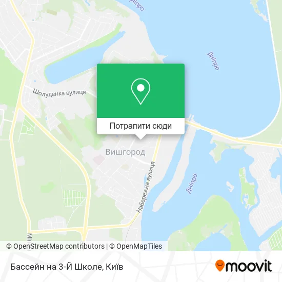 Карта Бассейн на 3-Й Школе