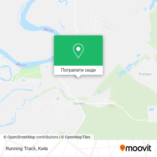 Карта Running Track