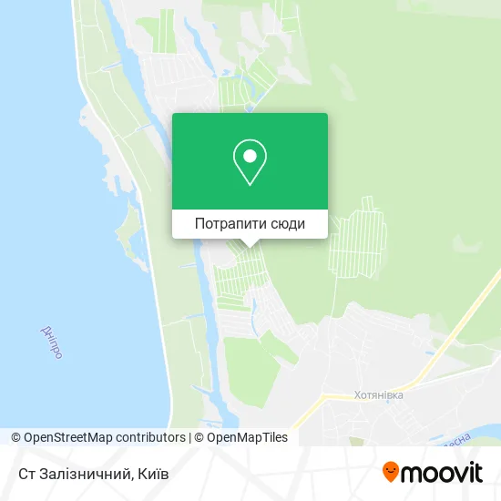 Карта Ст Залізничний