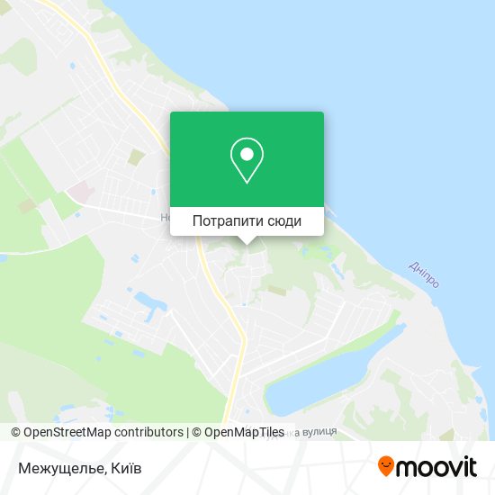 Карта Межущелье