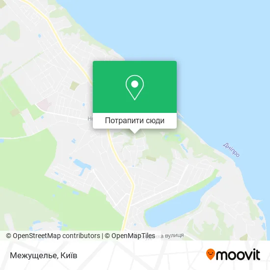 Карта Межущелье
