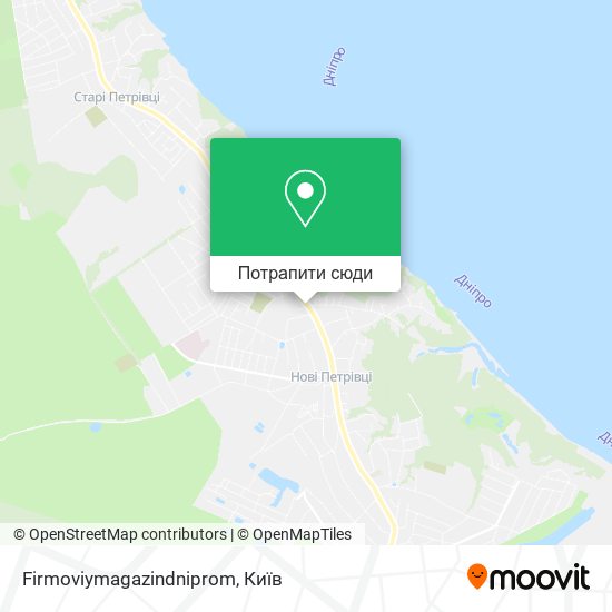 Карта Firmoviymagazindniprom