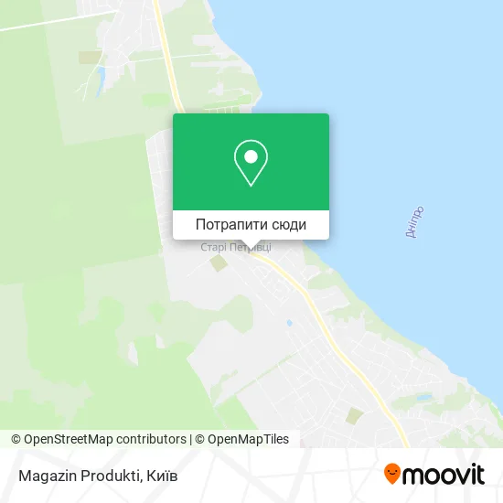 Карта Magazin Produkti