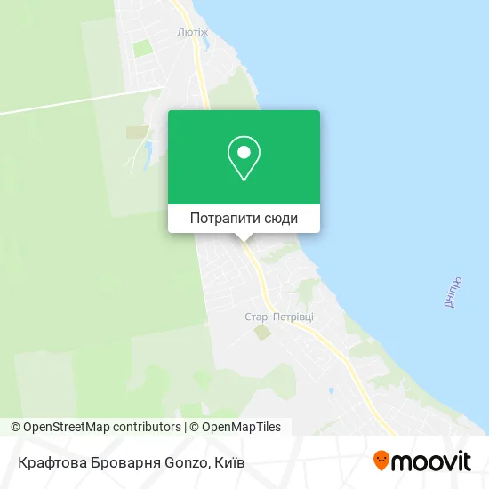 Карта Крафтова Броварня Gonzo