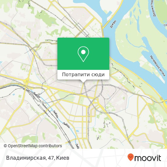 Карта Владимирская, 47