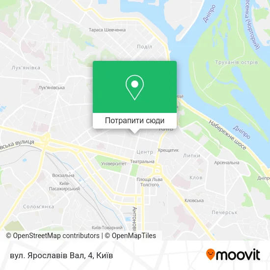 Карта вул. Ярославів Вал, 4