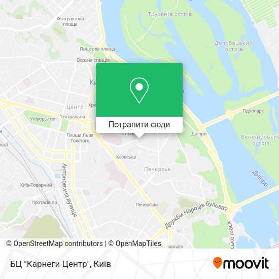 Карта БЦ "Карнеги Центр"