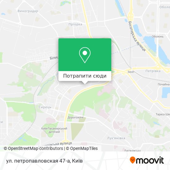 Карта ул. петропавловская 47-а