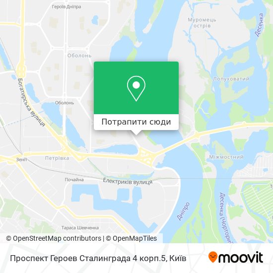 Карта Проспект Героев Сталинграда 4 корп.5