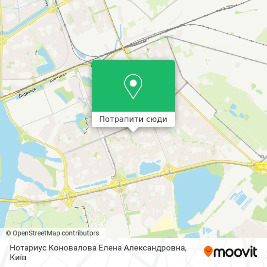 Карта Нотариус Коновалова Елена Александровна