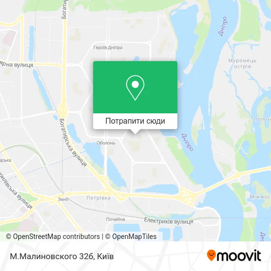 Карта М.Малиновского 32б
