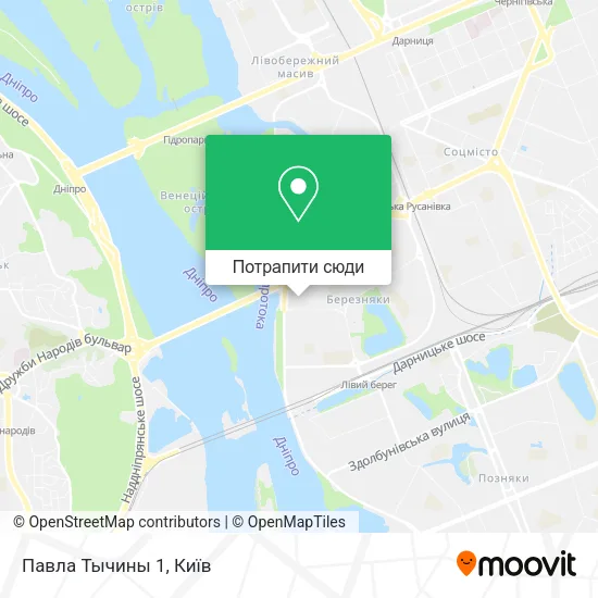 Карта Павла Тычины 1