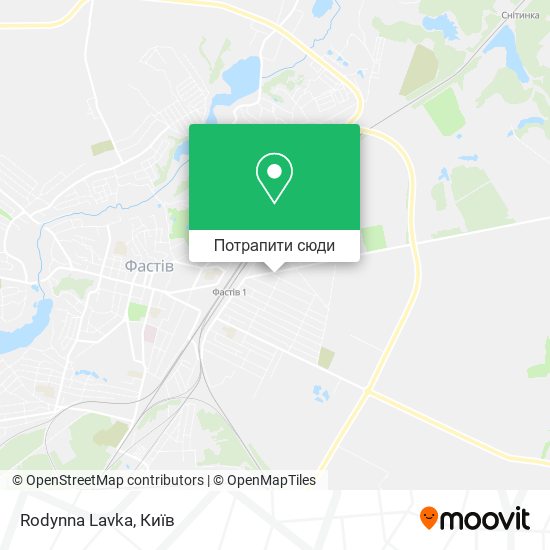 Карта Rodynna Lavka