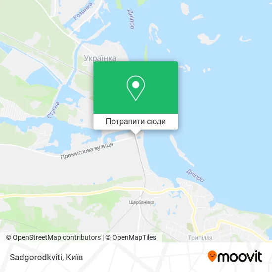 Карта Sadgorodkviti