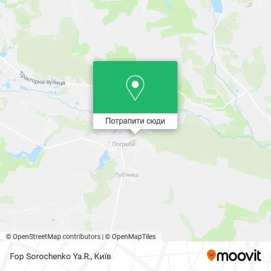 Карта Fop Sorochenko Ya.R.