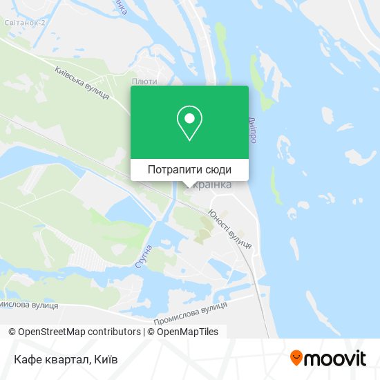 Карта Кафе квартал