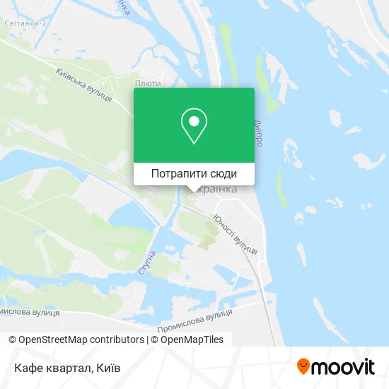 Карта Кафе квартал