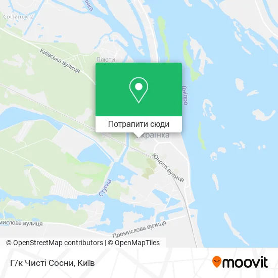 Карта Г/к Чисті Сосни