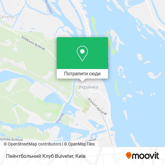 Карта Пейнтбольний Клуб Buiveter