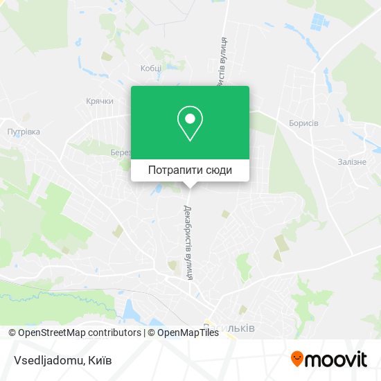 Карта Vsedljadomu