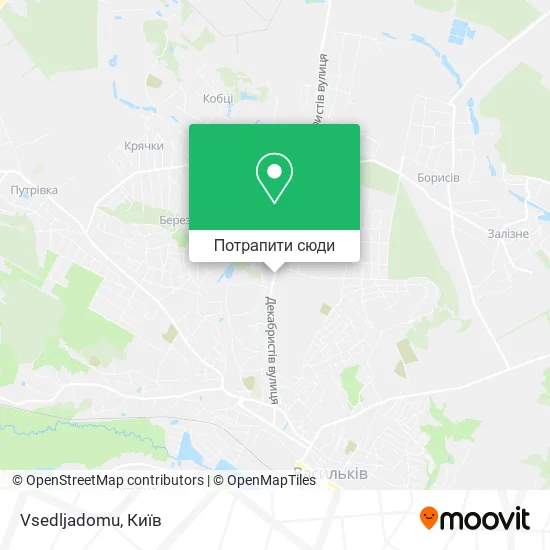 Карта Vsedljadomu