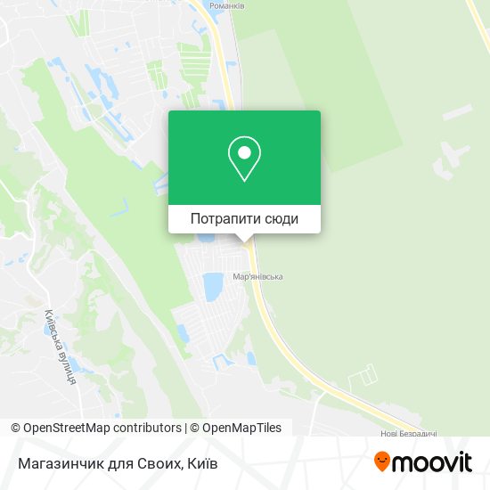 Карта Магазинчик для Своих
