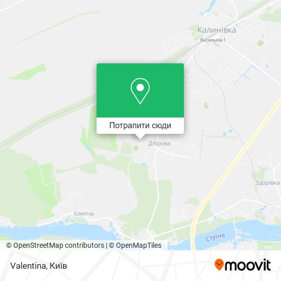 Карта Valentina