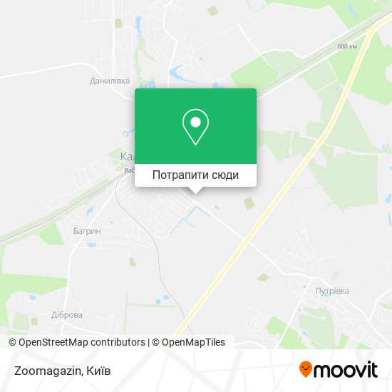 Карта Zoomagazin