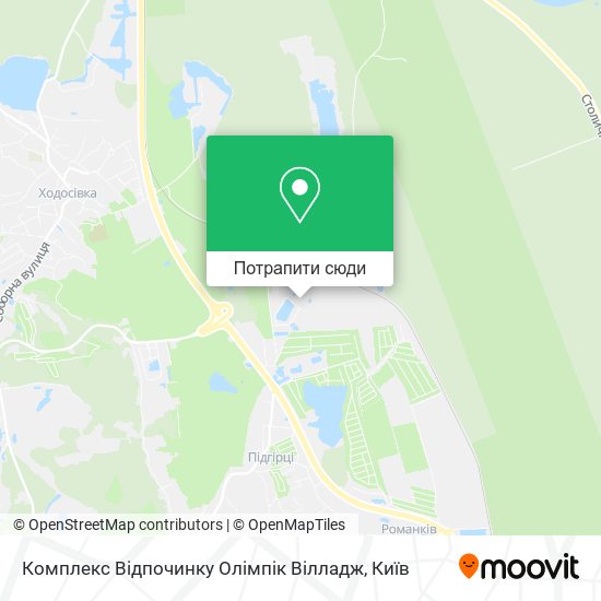 Карта Комплекс Відпочинку Олімпік Вілладж