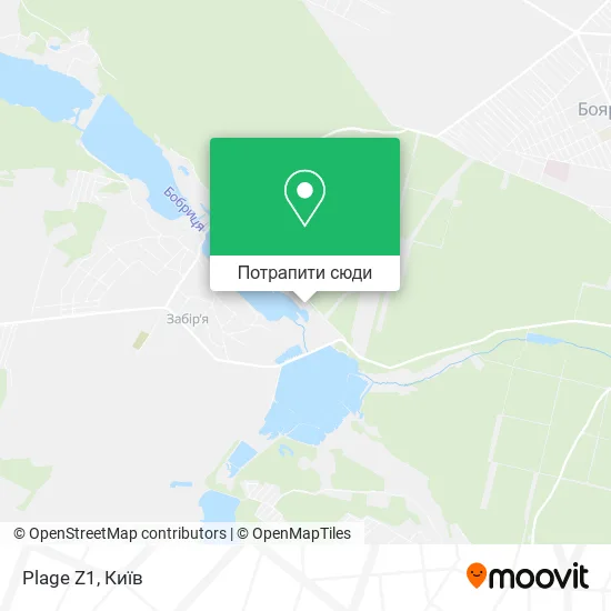 Карта Plage Z1