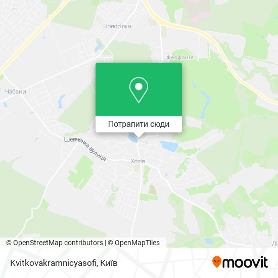Карта Kvitkovakramnicyasofi