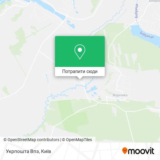 Карта Укрпошта Впз