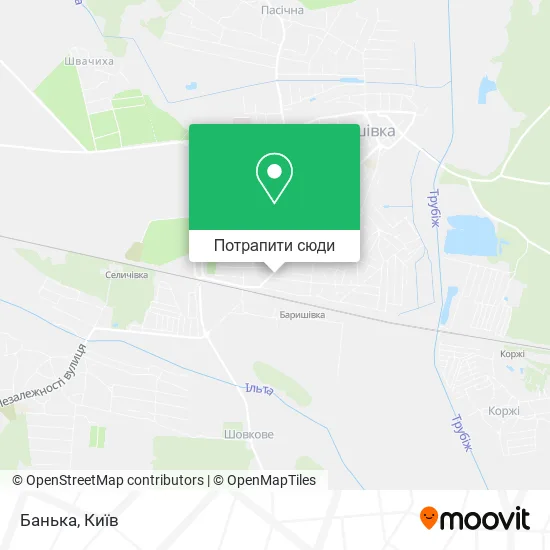 Карта Банька