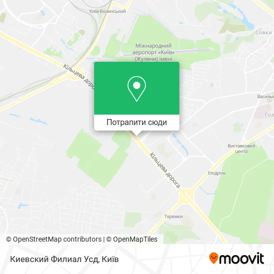 Карта Киевский Филиал Усд