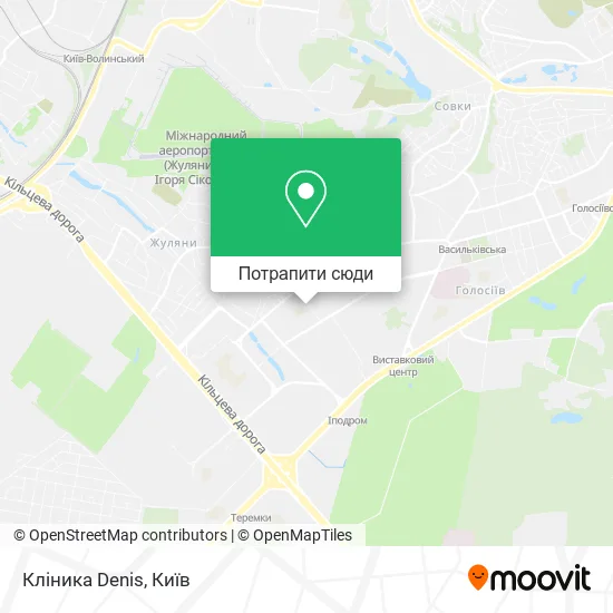 Карта Кліника Denis