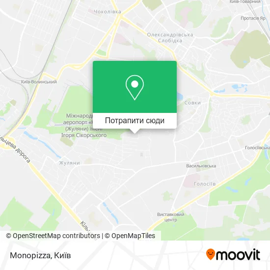 Карта Monopizza