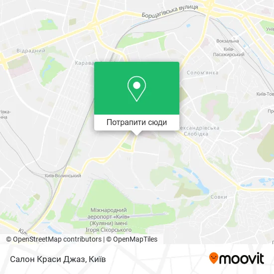 Карта Салон Краси Джаз