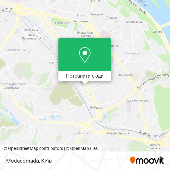Карта Modacomada