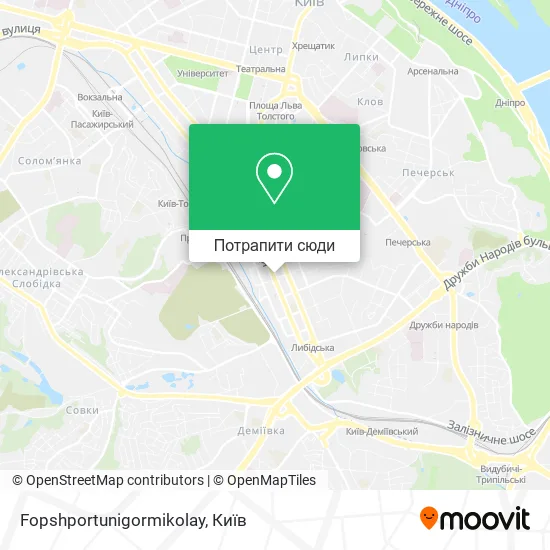 Карта Fopshportunigormikolay
