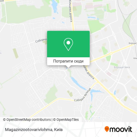 Карта Magazinzootovarivlohma