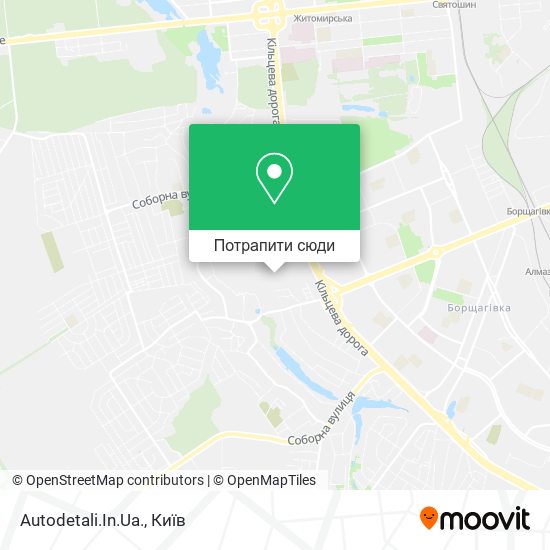 Карта Autodetali.In.Ua.