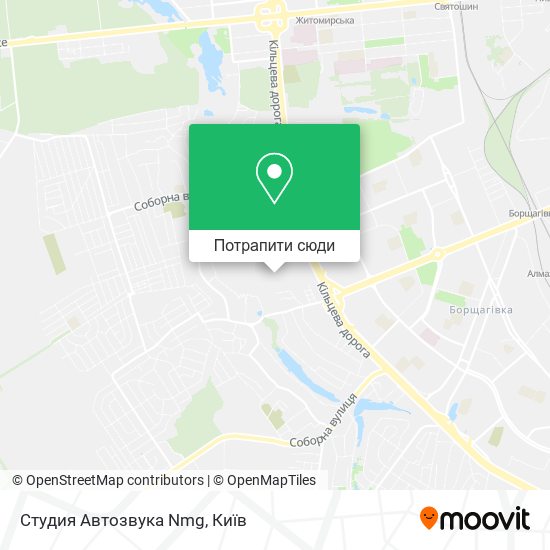 Карта Студия Автозвука Nmg