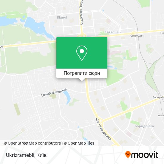 Карта Ukrizramebli