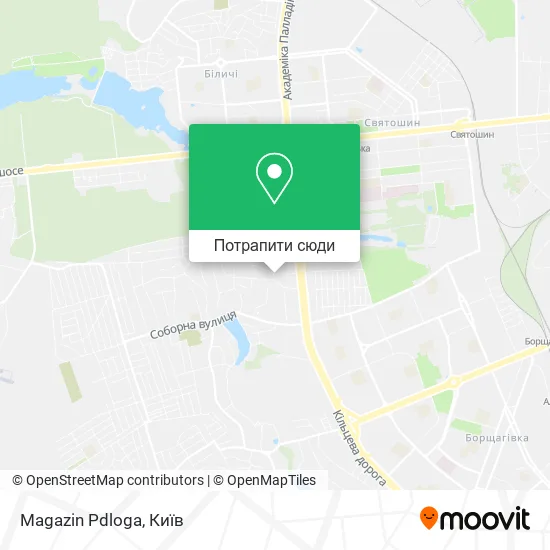 Карта Magazin Pdloga